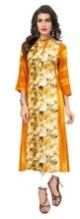 Yellow Rayon Kurti