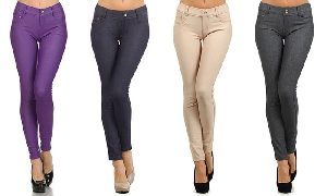 Ladies Plain Jeggings