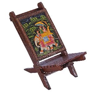 WOODEN HAND PAINTED CHAIR