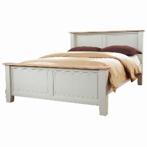 WHITE FINISH BED