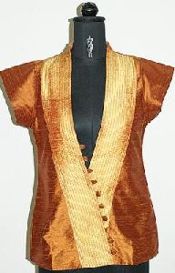 Women silk evening coat