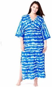 Rayon Tie Dye Poncho Kaftan