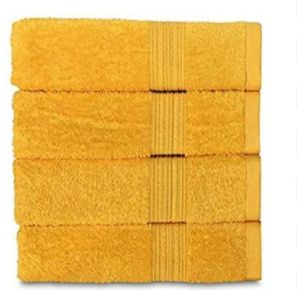 Yellow Cotton Bath Towel