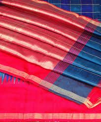 Multicolor Dupion Silk Saree