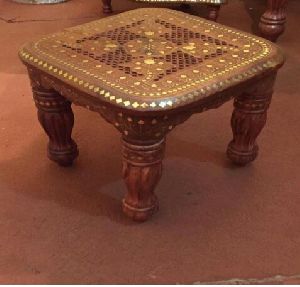 Wooden Carved Small Table