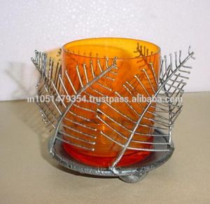 IRON WIRE TREE VOTIVE