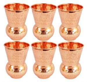 Fancy Copper Glass Set
