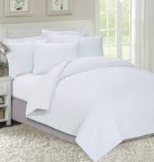 white bed sheets