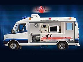 Intensive Cardiac Mobile Van Ambulance
