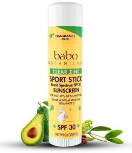 Babo Botanicals SPF 30 Natural Sunscreen Sport Stick