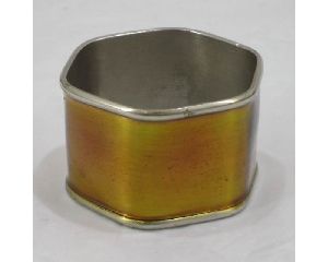 Antique Gold Metal Napkin Ring