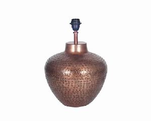 Hand Hammered Copper Table Lamp