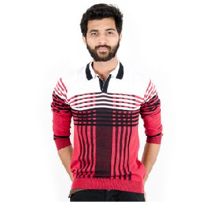 Cotton Knitted Patterns Fashion Pullover for Men