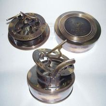 Brass Sundial Compass