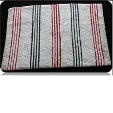 Modern Tufted Non Slip Cotton Geo Bathmat