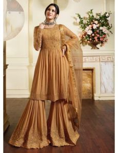 Satin Designer Party Wear Suit