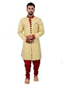 Silk Mans Wedding Wear Indo-Western