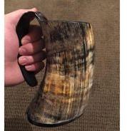 Natural Skin Drinking Horn Mug