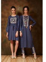 LADIES Pure linen denim look dresses and set