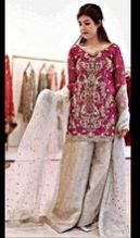 SHARARA PLAZO DRESS