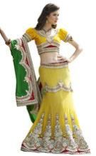 Wedding Party Embroidered Bridal Lehenga