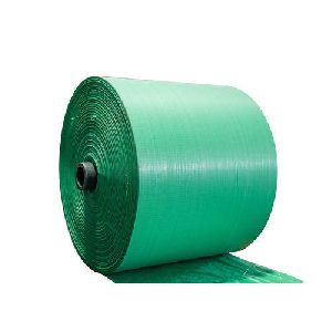 Green PP Woven Fabric Roll