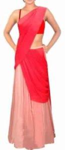 Women Anarkali Style Saree