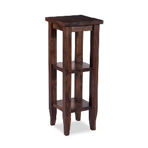 Ready Made Elegant Design Durable Classic Wooden Stool with 2 Shelf