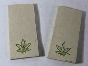 Soft cover garden hemp paper notebook