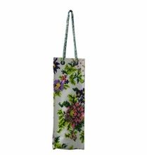 floral print wine and water bottle cover