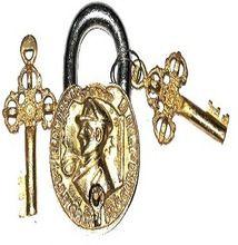 Nautical Round Brass captain lock