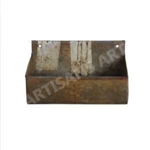 ZINC BUCKET FOR SHABBY VINTAGE
