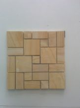 Teak 300mm X300mm Mosaic Tile