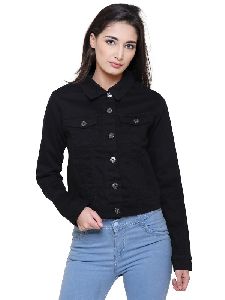 women black color cotton summer Jacket
