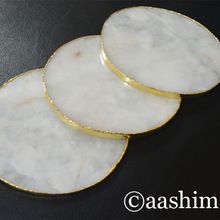 white king agate coasters