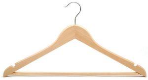 wooden shirt hanger