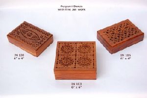 Wooden Jewelry Boxes with fine jali work