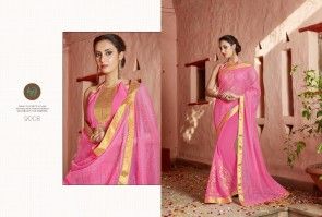 Rehnuma Georgette, net Embroidery Saree