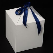 White Folding Favor Box