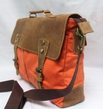 Leather Canvas Bag