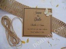 Kraft Paper Rustic Save The Dates
