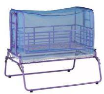 Purple Baby Pendulum Foldable Cradle