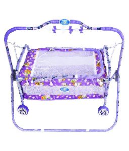 Purple Mosquito Mesh Baby Swing