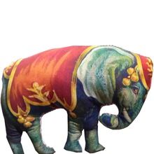 Elephant Printed Fiber Filled Custom Images Stuff Toy