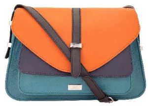 Sling Bag Women Orange and Blue