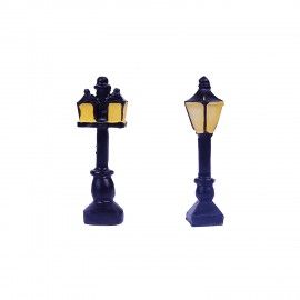 Wonderland Set of 2 miniature Street Lights for bonsai decoration