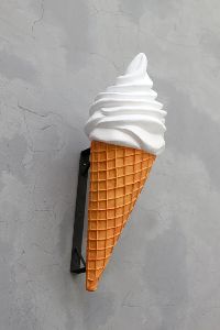 Fiberglass Vanilla Ice Cream Cone