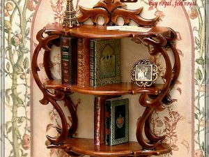 Luxury Wooden Wall Hanging Book Shelf