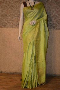 Tassar Munga Silk Saree