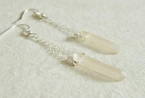 lemon quartz earrings